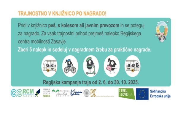trajnostno v knjižnico po nagrado